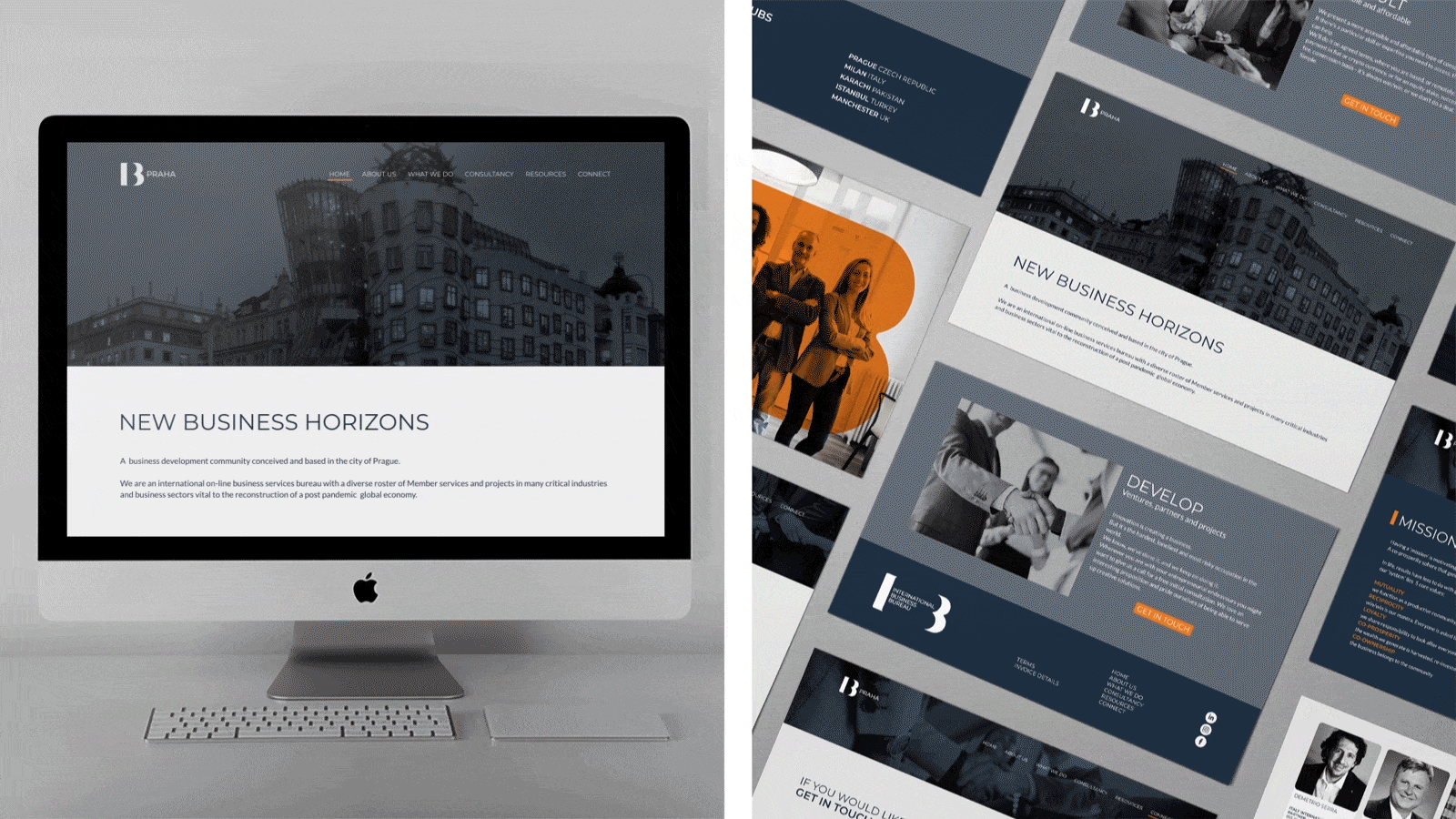 IBB Praha website design
